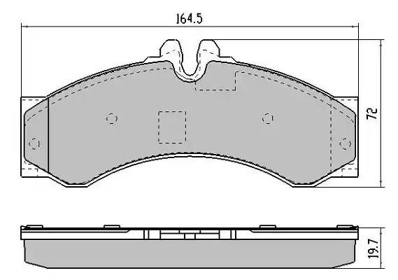 Гальмівні колодки дискові FREMAX FBP1059 - zapix