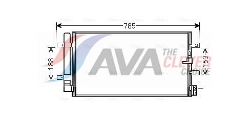 Радіатор кондиціонера AVA QUALITY COOLING AIA5360D - zapix