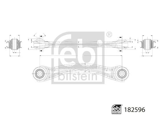 Важіль підвіски FEBI BILSTEIN 182596 - zapix