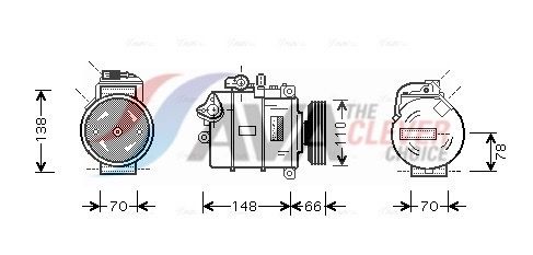 Компресор кондиціонера AVA QUALITY COOLING AIAK226 - zapix