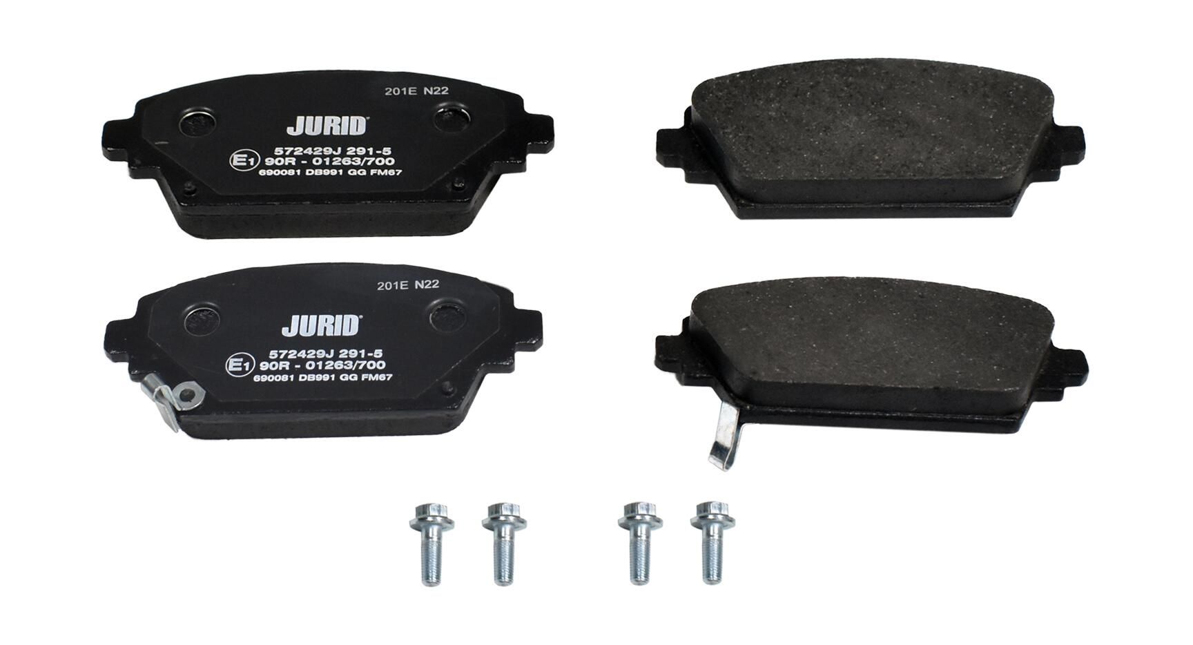 Гальмівні колодки дискові JURID 572429J - zapix