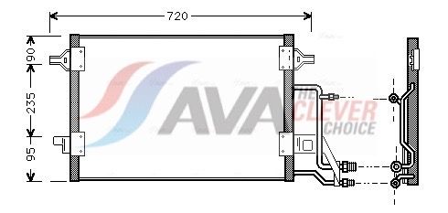 Радіатор кондиціонера AVA QUALITY COOLING AI5140 - zapix