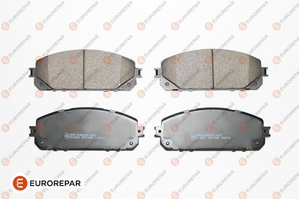 Гальмівні колодки дискові EUROREPAR 1681164180 - zapix
