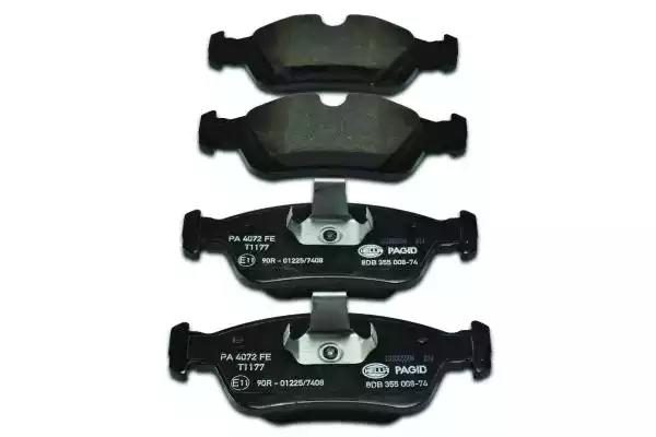 Гальмівні колодки дискові HELLA PAGID 8DB355008741 - zapix
