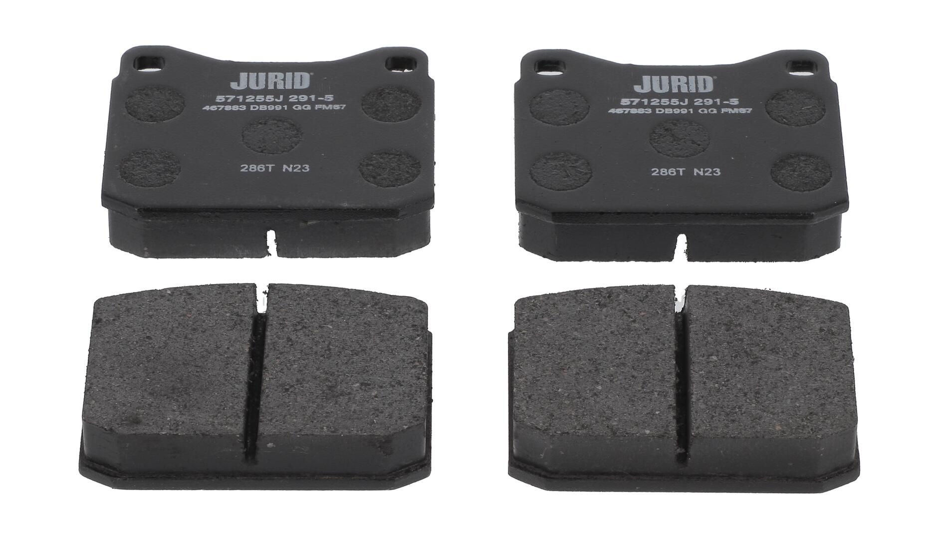 Гальмівні колодки дискові JURID 571255J - zapix