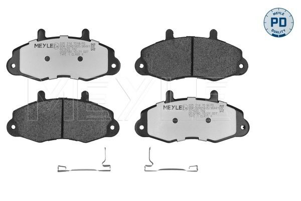 Гальмівні колодки дискові MEYLE 0252147018PD - zapix