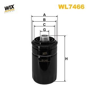 Масляный фильтр WIX FILTERS WL7466