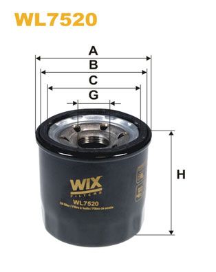 Оливний фільтр WIX FILTERS WL7520