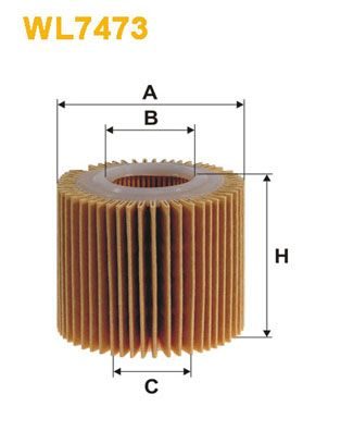 Оливний фільтр WIX FILTERS WL7473