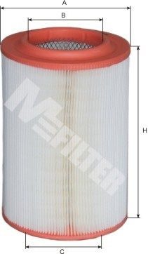 Повітряний фільтр MFILTER A266 - zapix
