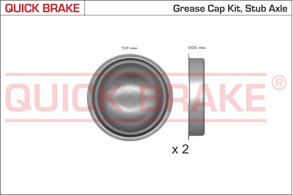 Кришка маточини QUICK BRAKE 9822K - zapix