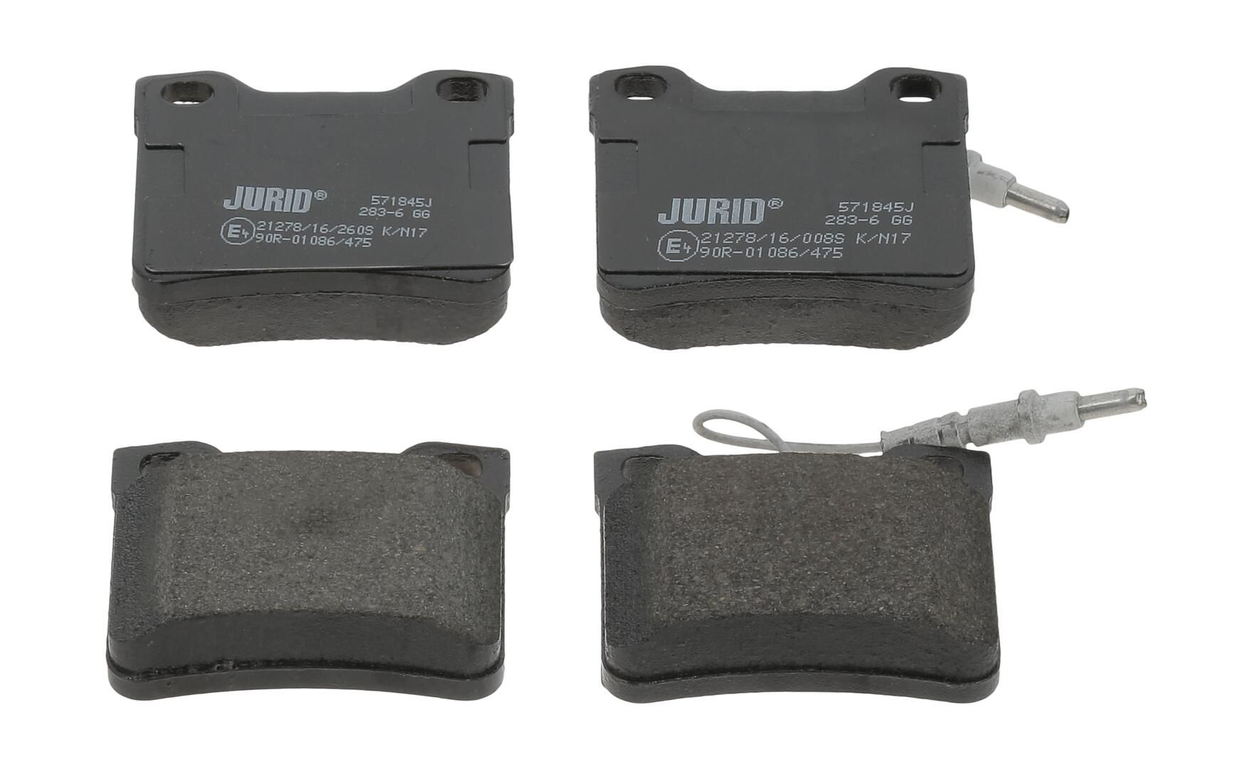 Гальмівні колодки дискові JURID 571845J - zapix