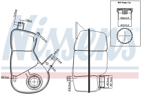 Розширювальний бачок NISSENS 996174 - zapix