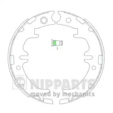Гальмівні колодки ручника (барабанні) NIPPARTS N3502083 - zapix