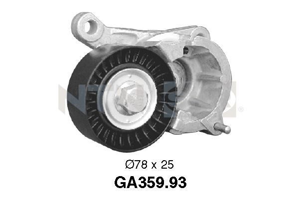 Ролик натяжний ременя приводного SNR GA35993 - zapix