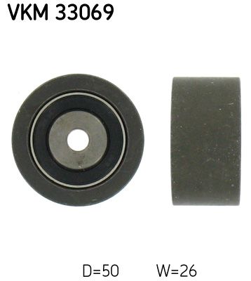 Обвідний ролик ременя приводного SKF VKM33069 - zapix