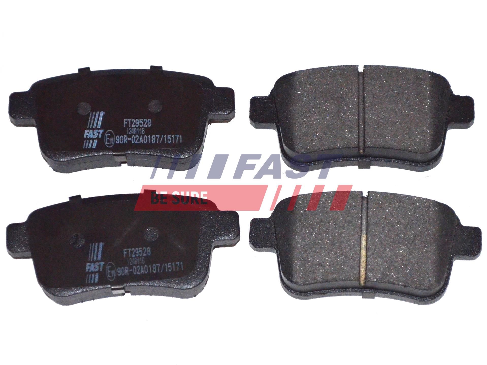 Тормозные колодки дисковые FAST FT29528