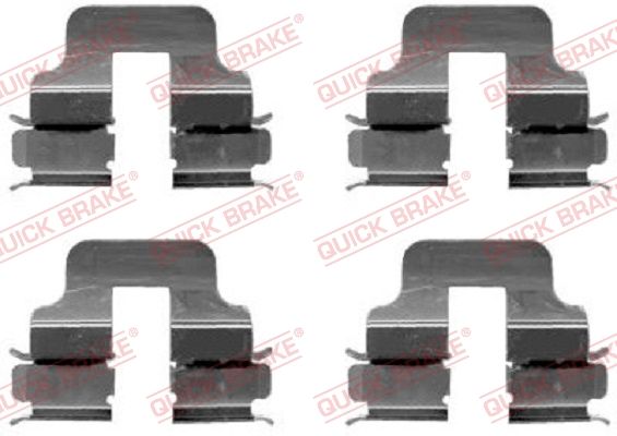 Приладдя / деталі гальмівних колодок QUICK BRAKE 1091247 - zapix