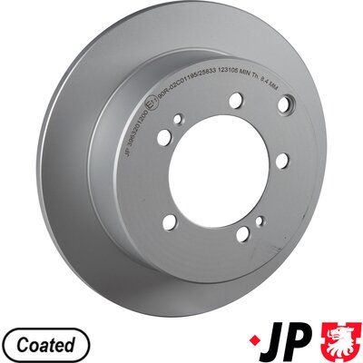 Гальмівний диск JP GROUP 3963201200 - zapix