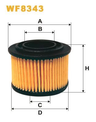 Паливний фільтр WIX FILTERS WF8343 - zapix