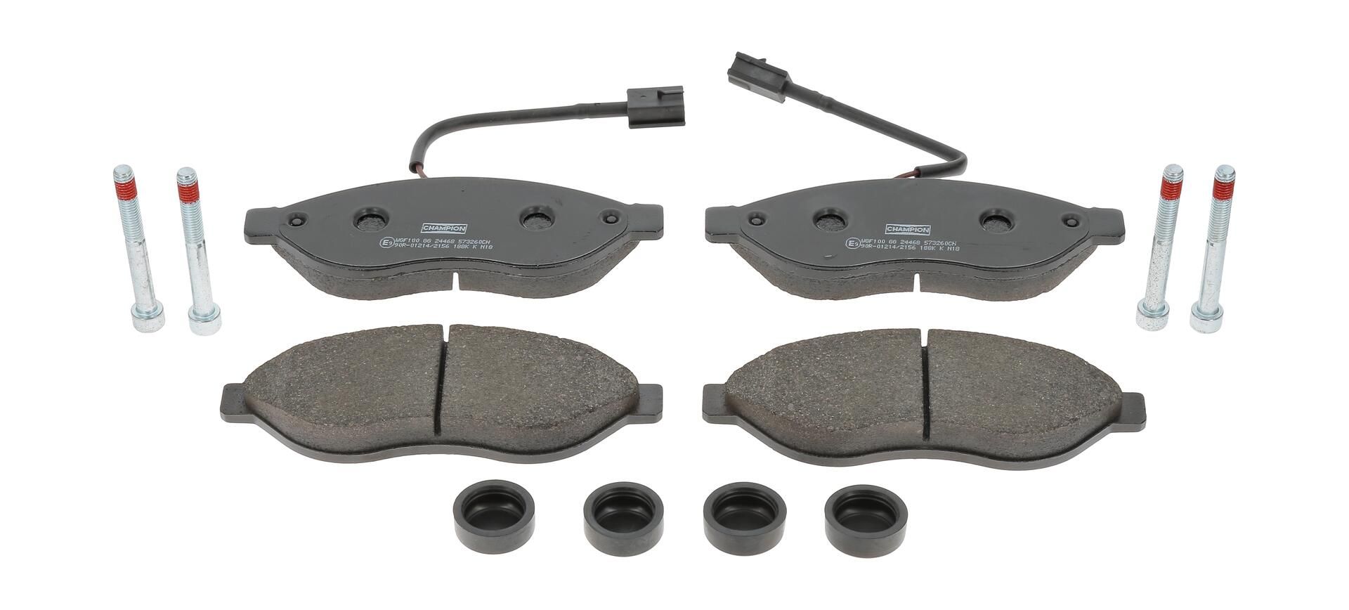 Тормозные колодки дисковые CHAMPION 573260CH