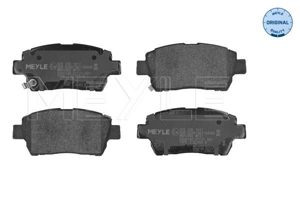 Гальмівні колодки дискові MEYLE 0252351017 - zapix