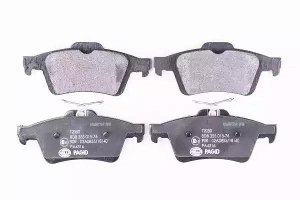 Гальмівні колодки дискові HELLA PAGID 8DB355015761 - zapix