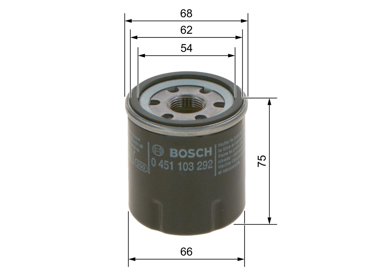 Оливний фільтр BOSCH 0451103292 - zapix