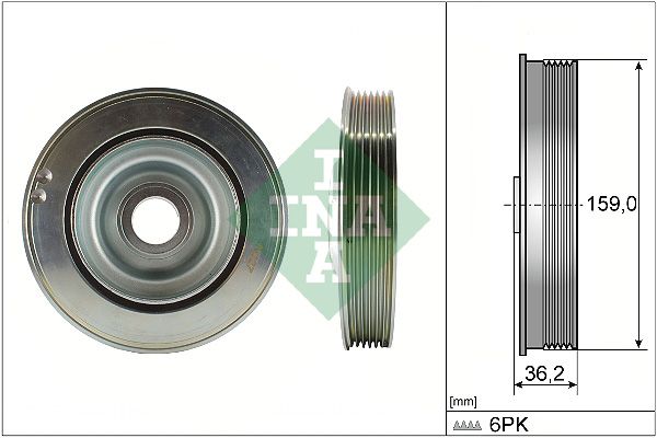 Шків колінвалу SCHAEFFLER INA 544017310 - zapix
