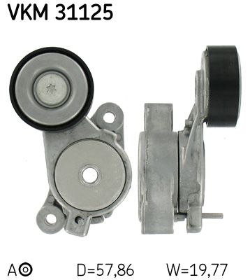 Натяжний пристрій ременя поліклінового SKF VKM31125 - zapix