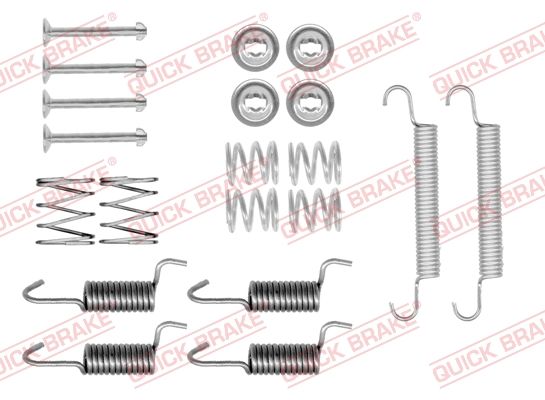 Монтажний комплект барабанних гальмівних колодок QUICK BRAKE 1050899 - zapix