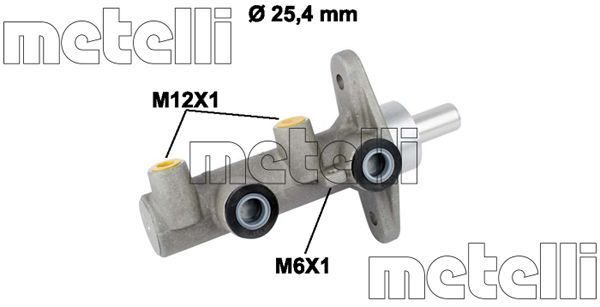 Головний гальмівний циліндр METELLI 050819 - zapix