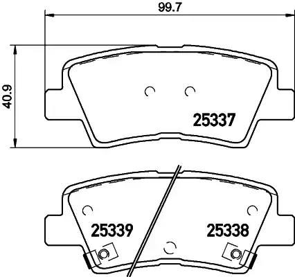 Гальмівні колодки дискові NISSHINBO NP6020 - zapix