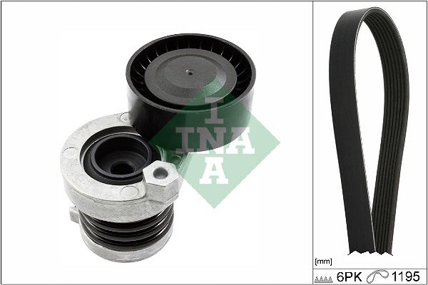 Комплект поліклинових ременів SCHAEFFLER INA 529033910 - zapix