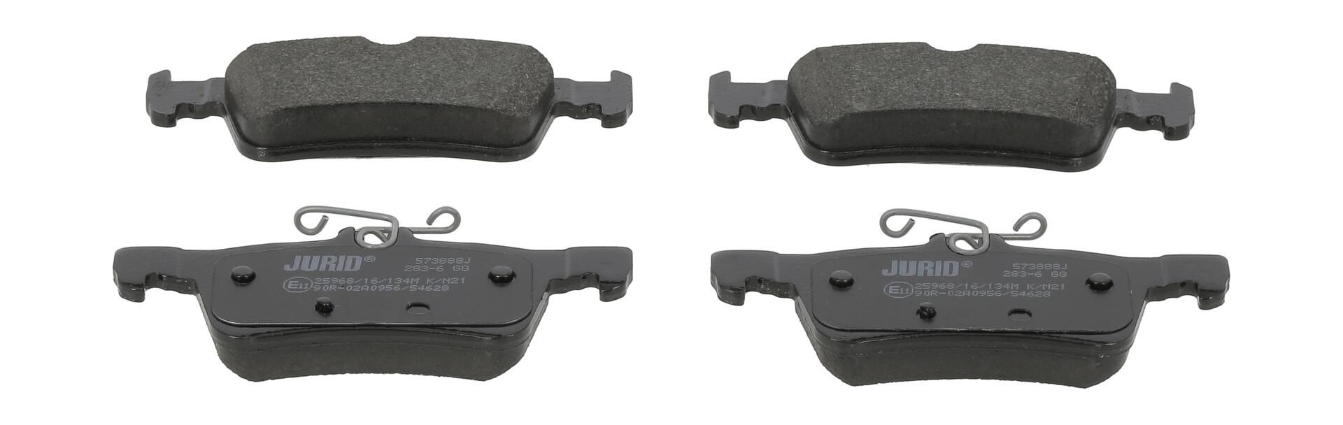 Гальмівні колодки дискові JURID 573888J - zapix