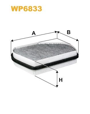 Фільтр салону WIX FILTERS WP6833 - zapix