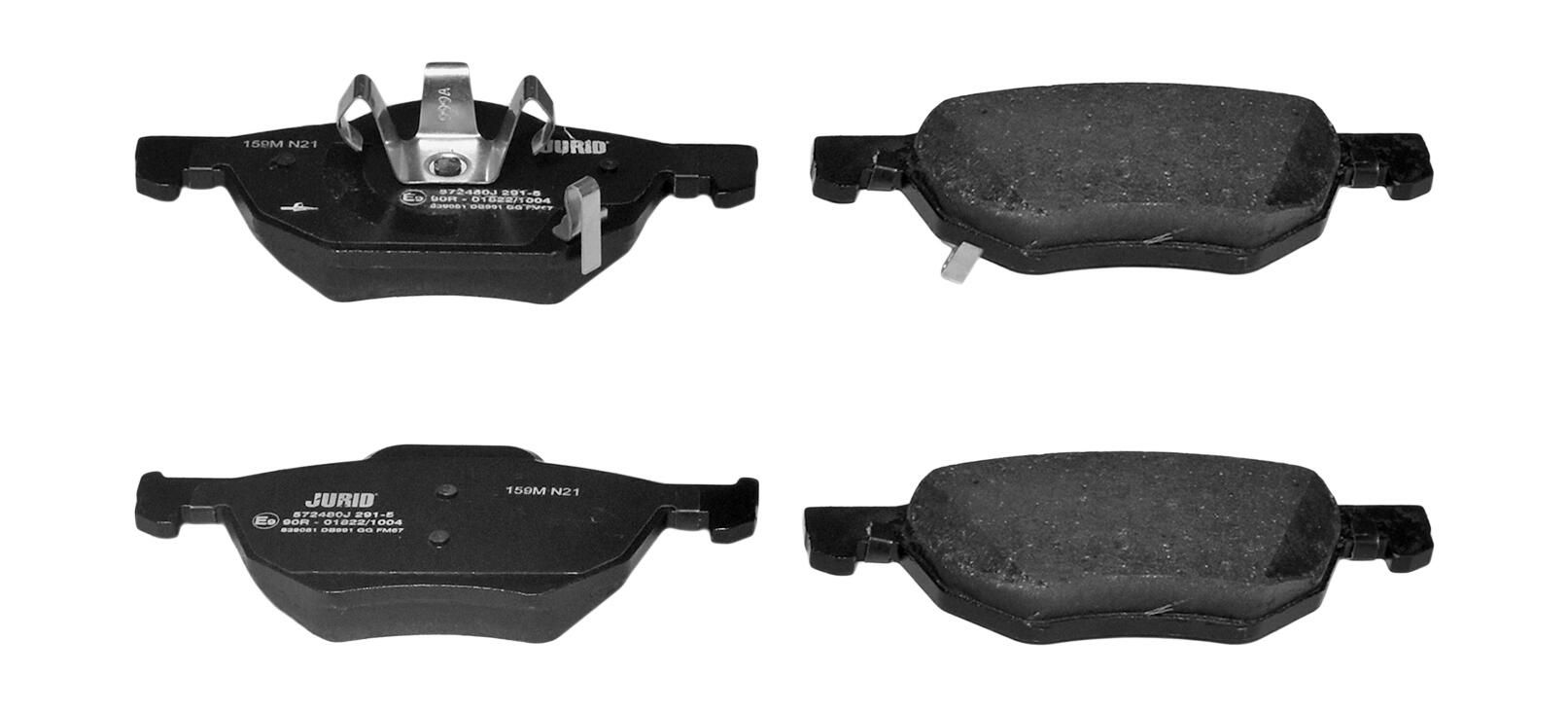 Гальмівні колодки дискові JURID 572480J - zapix