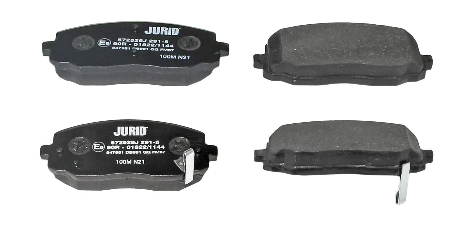 Гальмівні колодки дискові JURID 572526J - zapix