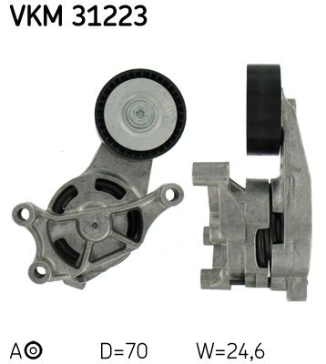 Натяжний пристрій ременя поліклінового SKF VKM31223 - zapix