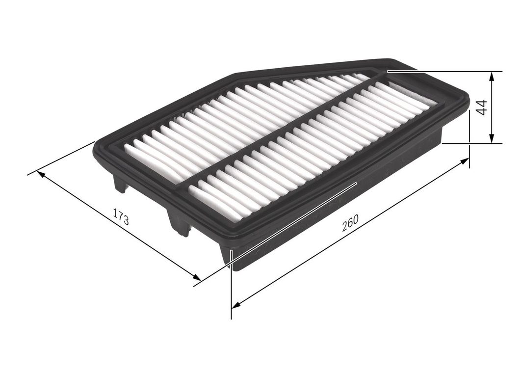 Повітряний фільтр BOSCH F026400295 - zapix