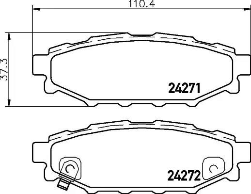 Гальмівні колодки дискові NISSHINBO NP7006 - zapix