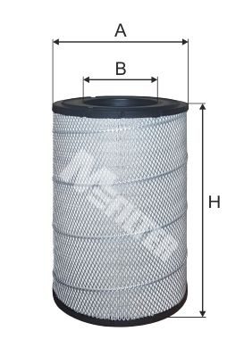 Повітряний фільтр MFILTER A561 - zapix