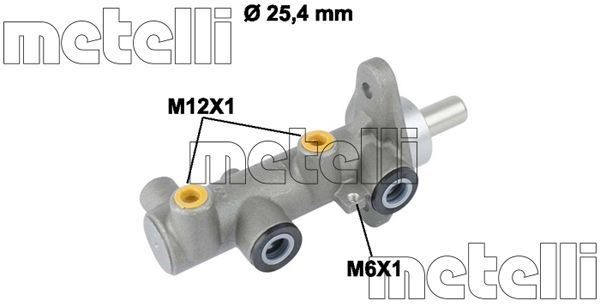 Головний гальмівний циліндр METELLI 050818 - zapix