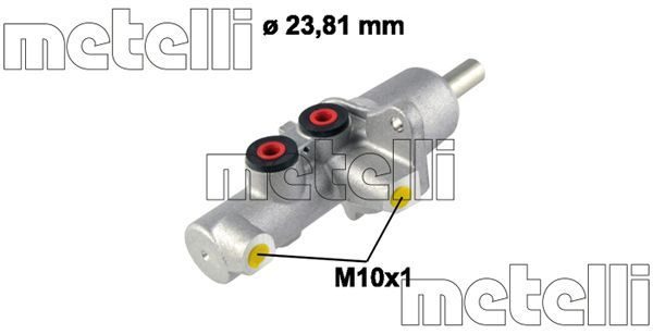 Головний гальмівний циліндр METELLI 050603 - zapix