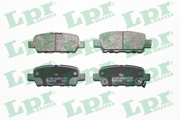 Гальмівні колодки дискові LPR 05P1862 - zapix
