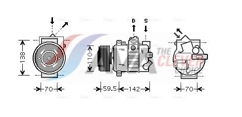 Компресор кондиціонера AVA QUALITY COOLING VNAK220 - zapix