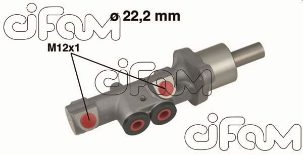 Головний гальмівний циліндр CIFAM 202534 - zapix