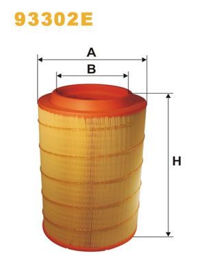Повітряний фільтр WIX FILTERS 93302E