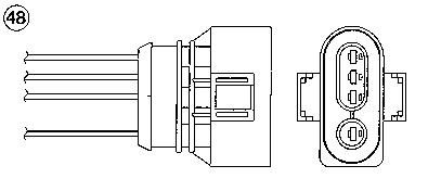 Кисневий датчик NGK 0460 - zapix