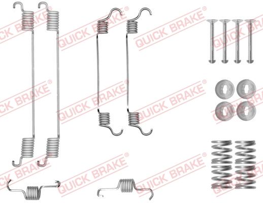 Монтажний комплект барабанних гальмівних колодок QUICK BRAKE 1050034 - zapix